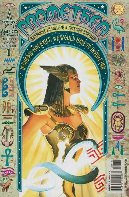 Promethea 1 - Alan Moore - Jh Williams Iii - Mick Gray - Todd Klein - Hieroglyphics - Alex Ross